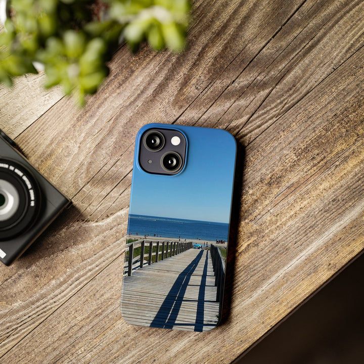 Slim Cute Phone Cases for Iphone - | iPhone 15 Case | iPhone 15 Pro Max Case, Iphone 14 Case, Iphone 14 Pro Max, Iphone 13, Summer Beach Walk - Studio40ParkLane