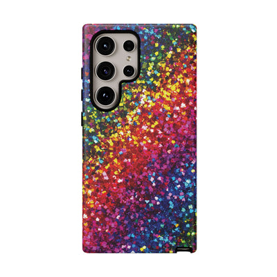 Muted Faux Play on Glitter Effect Cute Phone Case, for IPhone 16 pro Max | Iphone 15, Iphone 14, IPhone 13 Case, 11 8 7, Samsung Galaxy S24, S23, S22, S21, 2 Layer Protection