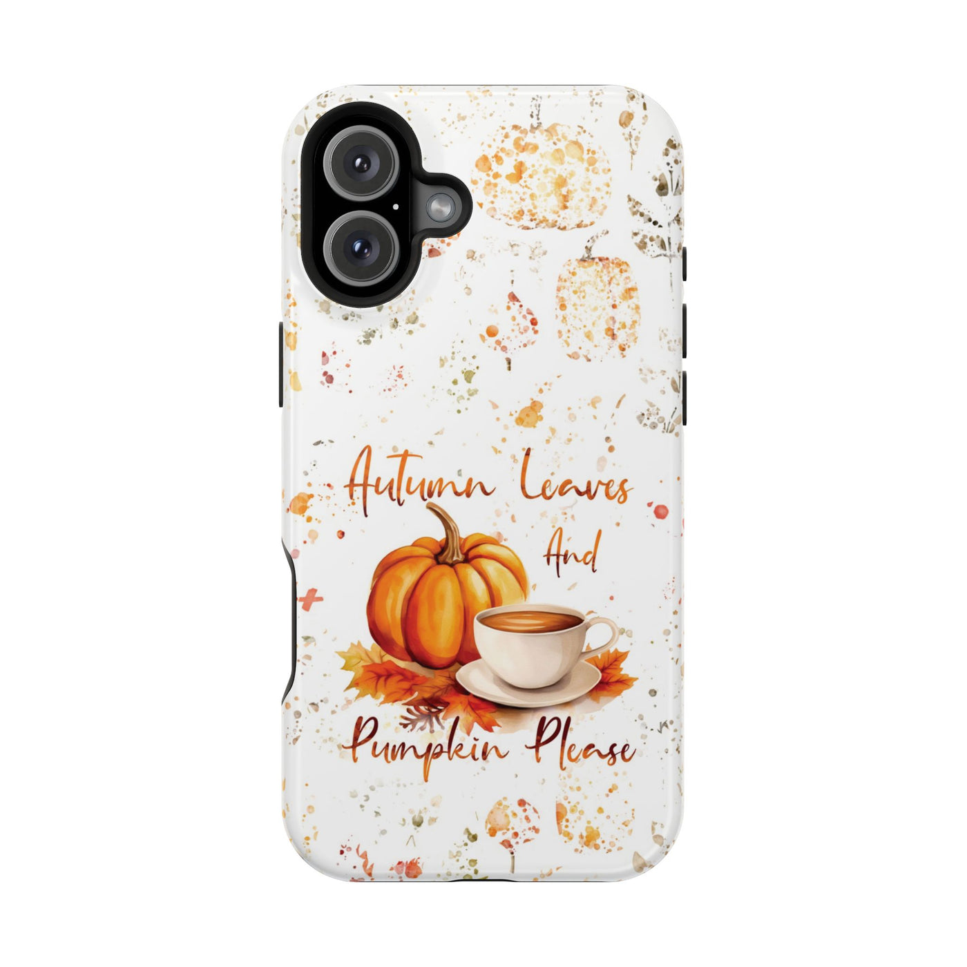 Fall Leaves Pumpkins Tough Magsafe Cute Phone Cases for Iphone | iPhone 15 Case | iPhone 15 Pro Max Case, Iphone 14, Iphone 14 13 12 11 10 9 8 7 - Studio40ParkLane