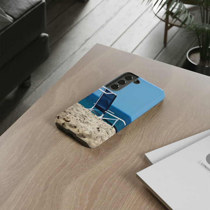 Cute Samsung Case | Cool Iphone Case | Summer Blue Beach Chair, Samsung S24, S23, S22, S21, IPhone 15 Case | Iphone 14 Case, Iphone 13 Case - Studio40ParkLane