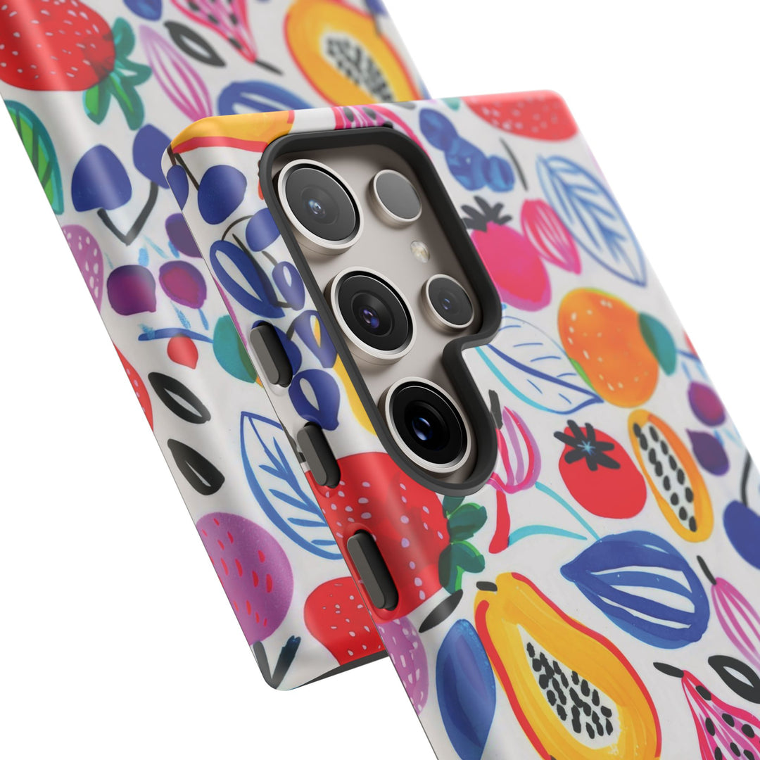 Summer Fruit Cute Tough Phone Case - For Apple iPhone Case 17, 16, 15 Pro Max, 14 Plus, 13 Pro, 12, Samsung Galaxy S26, S25, S24 Plus Ultra - Studio40ParkLane