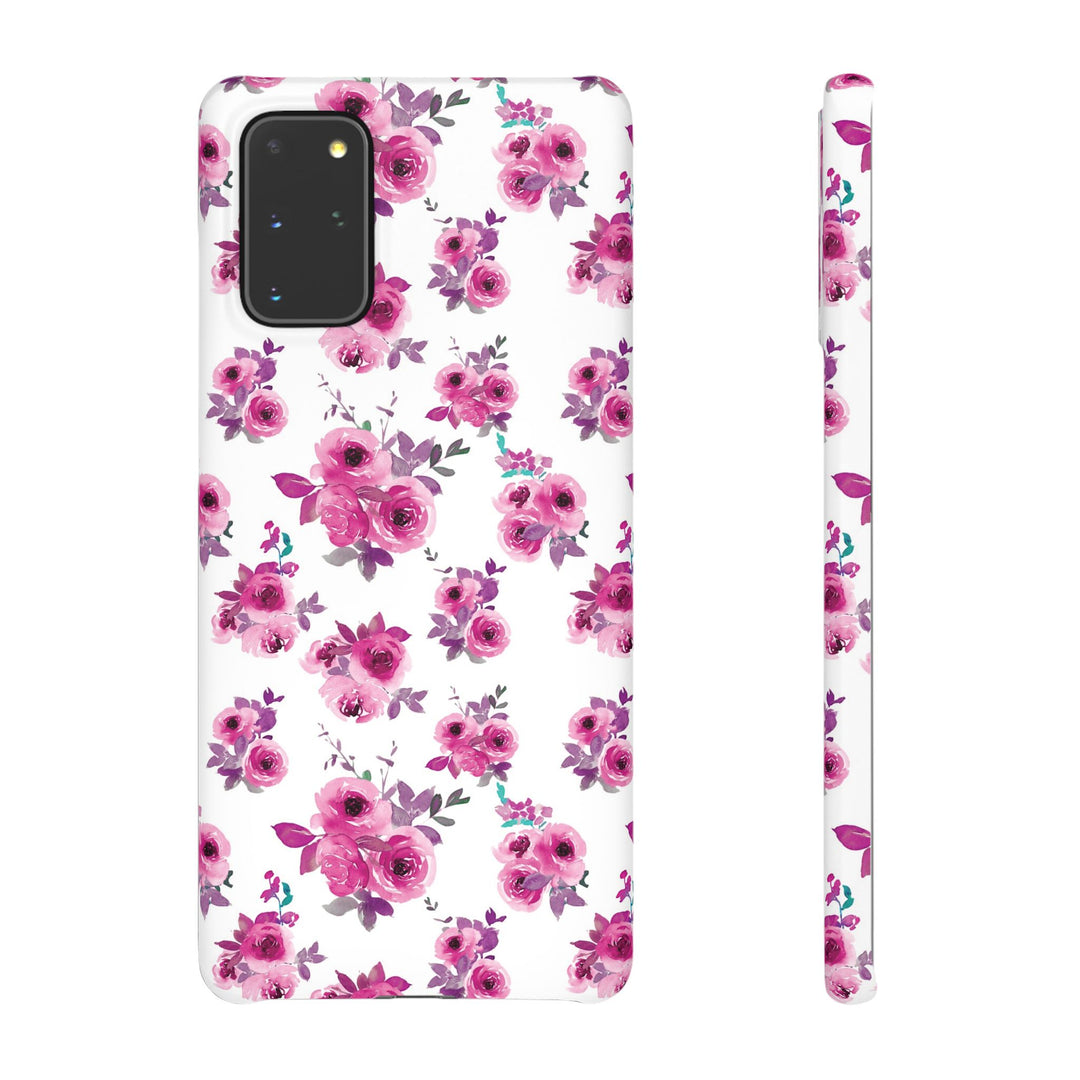 Sleek Snap Flowers Gift for Her Cute Phone Case for iPhone 16 15 14 13 12 11 X Xs Max Xr Pro Plus Samsung Galaxy S24 S23 S22 S21 S20 Ultra