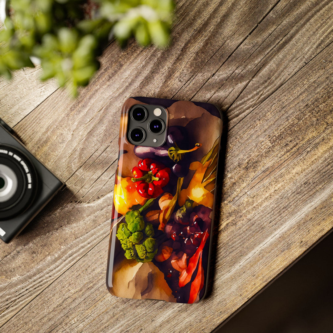 Slim Fall Farm Vegetables Cute Phone Cases for Iphone | iPhone 15 Case | iPhone 15 Pro Max Case, Iphone 14, Iphone 14 Pro Max, Iphone 13 - Studio40ParkLane