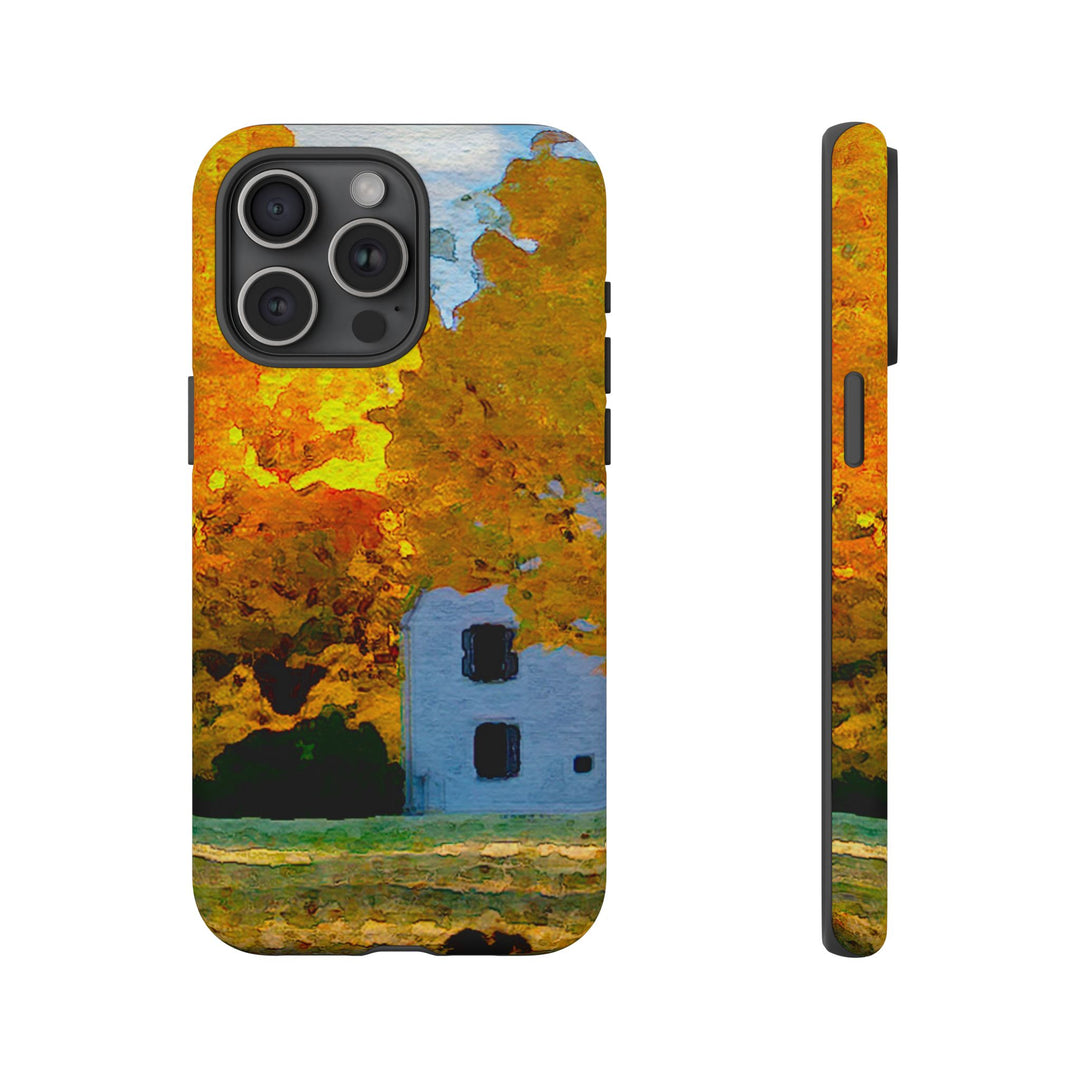 Impact Resistant, Fall Leaves Watercolor, Cute Phone Cases for Samsung S24, S23, S22, S21, IPhone 15 pro Iphone 14 pro Iphone 13 IPhone 12 Iphone 11 - Studio40ParkLane