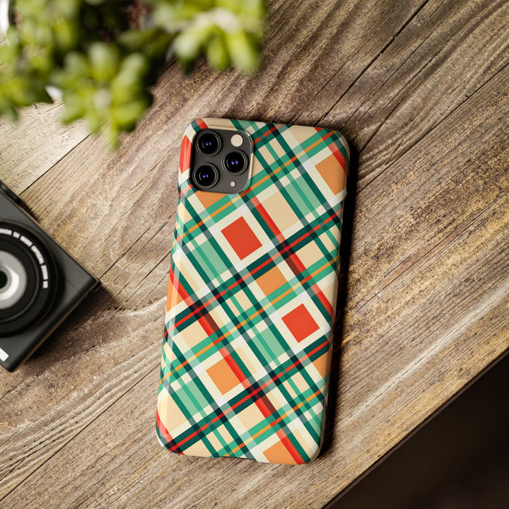 Slim Checkered Plaid Gift for Her Cute Phone Cases for Iphone 16 Pro Max | iPhone 15 Case | iPhone 15 Pro Max Case, Iphone 14, 13, 12, 11, 10, 8, 7 - Studio40ParkLane