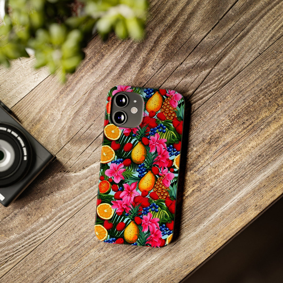 Slim Cute Phone Cases for Iphone - | iPhone 15 Case | iPhone 15 Pro Max Case, Iphone 14 Case, Iphone 14 Pro Max, Iphone 13, Summer Mixed Fruit - Studio40ParkLane