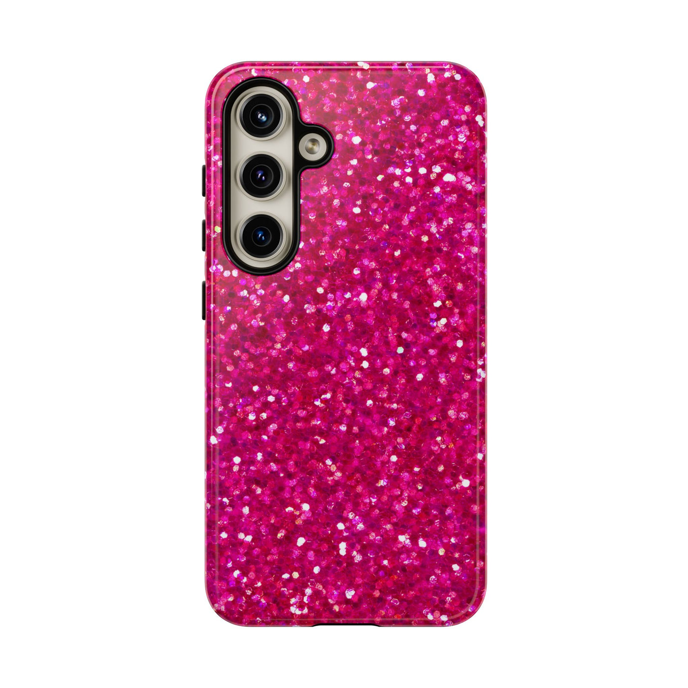 Pink Glitter Cute Phone Case, for IPhone 16 pro Max | Iphone 15, Iphone 14, IPhone 13 Case, 11 8 7, Samsung Galaxy S24, S23, S22, S21, 2 Layer Protection