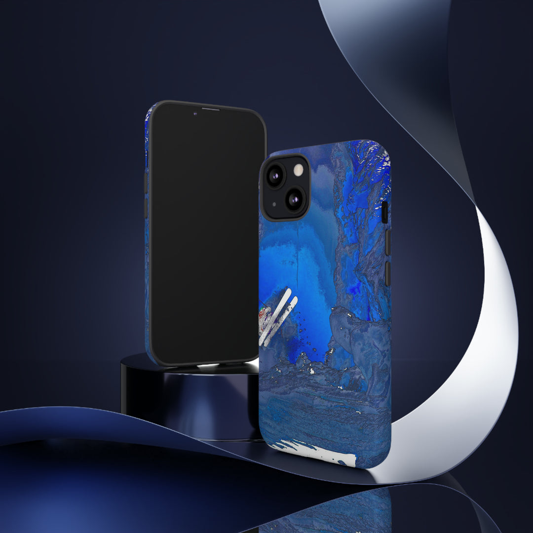Cute IPhone Case | iPhone 15 Case | iPhone 15 Pro Max Case, Iphone 14 Case, Iphone 14 Pro Max Case IPhone Case for Art Lovers, Skiing Mountain - Studio40ParkLane