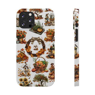 Slim Fall Leaves Collage Cute Phone Cases for Iphone | iPhone 15 Case | iPhone 15 Pro Max Case, Iphone 14, Iphone 14 Pro Max, Iphone 13, 12