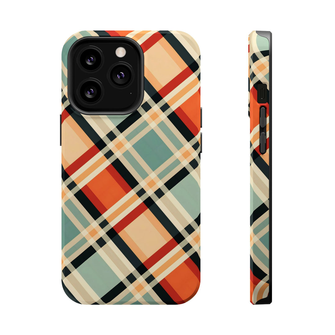 Checkered Plaid Magsafe Gift for Her Cute Phone Case for Iphone, | iPhone 16 | iPhone 15 Pro Max, Iphone 14 Pro Max, 13 12 11 10 9 8 7 - Studio40ParkLane