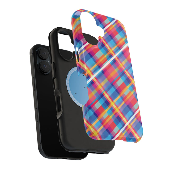 Checkered Plaid Magsafe Gift for Her Cute Phone Case for Iphone, | iPhone 16 | iPhone 15 Pro Max, Iphone 14 Pro Max, 13 12 11 10 9 8 7 - Studio40ParkLane