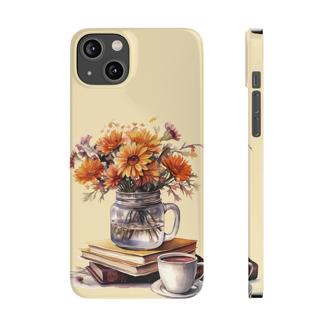 Slim Fall Autumn Leaves Cute Phone Cases for Iphone 16 | iPhone 15 Case | iPhone 15 Pro Max Case, Iphone 14, Iphone 14 Pro Max, Iphone 13, Slim Mom Dad Gift - Studio40ParkLane