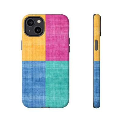 Impact Resistant, Colored Shapes, Cute Phone Cases for Samsung S24, S23, S22, S21, IPhone 15 pro Iphone 14 pro Iphone 13 IPhone 12 Iphone 11