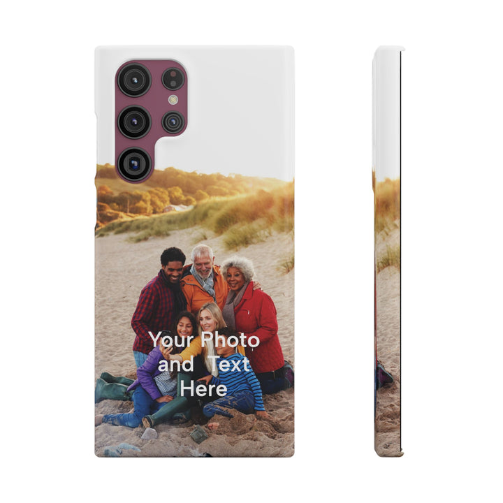 Snap Custom Personalized Family/Pet Cute Phone Cases for Samsung Galaxy S24, S23, S22, S21, S20, Plus, Ultra, Iphone 16, 15, 14, Pro and Max - Studio40ParkLane