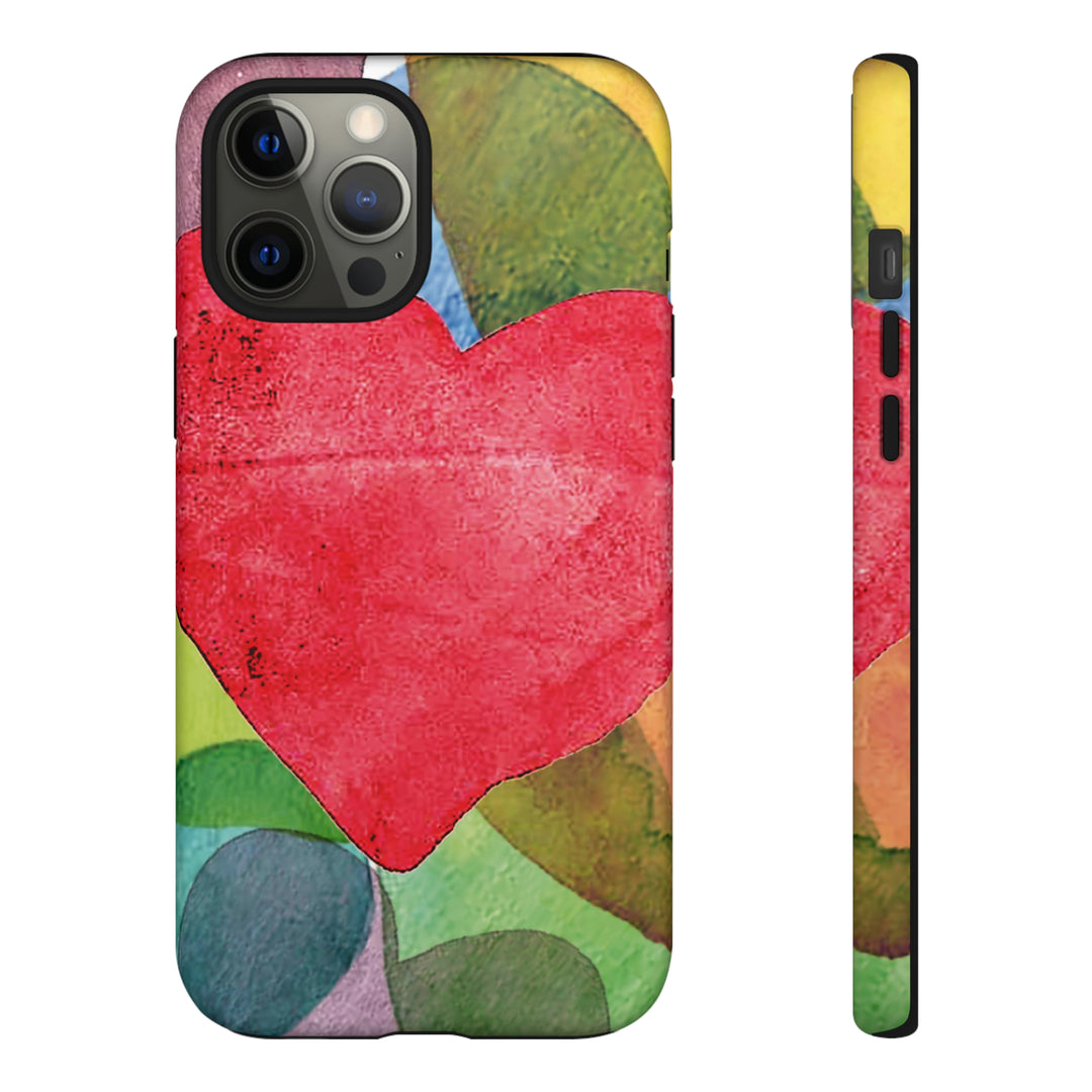 Cute IPhone Case | iPhone 15 Case | iPhone 15 Pro Max Case, Iphone 14 Case, Iphone 14 Pro Max Case IPhone Case for Art Lovers, Red Heart - Studio40ParkLane