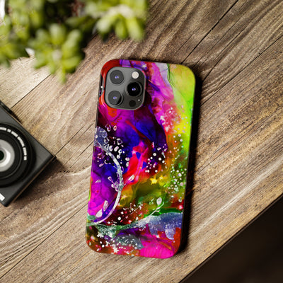 Slim Cute Phone Cases for Iphone  | iPhone 15 Case | iPhone 15 Pro Max Case, Iphone 14, Iphone 14 Pro Max, Iphone 13, Summer Marble Feast