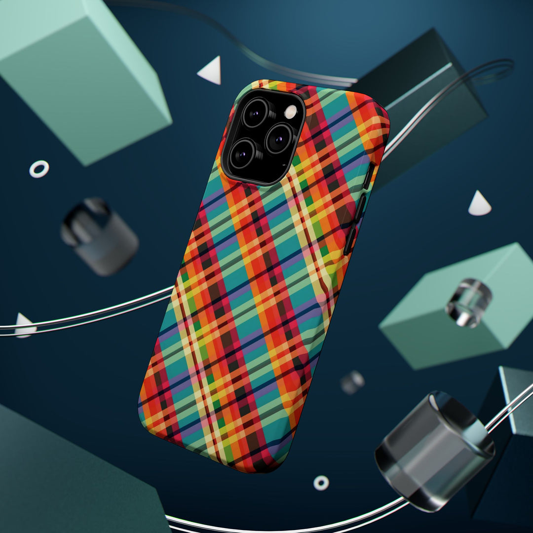 Checkered Plaid Magsafe Gift for Her Cute Phone Case for Iphone, | iPhone 16 | iPhone 15 Pro Max, Iphone 14 Pro Max, 13 12 11 10 9 8 7 - Studio40ParkLane