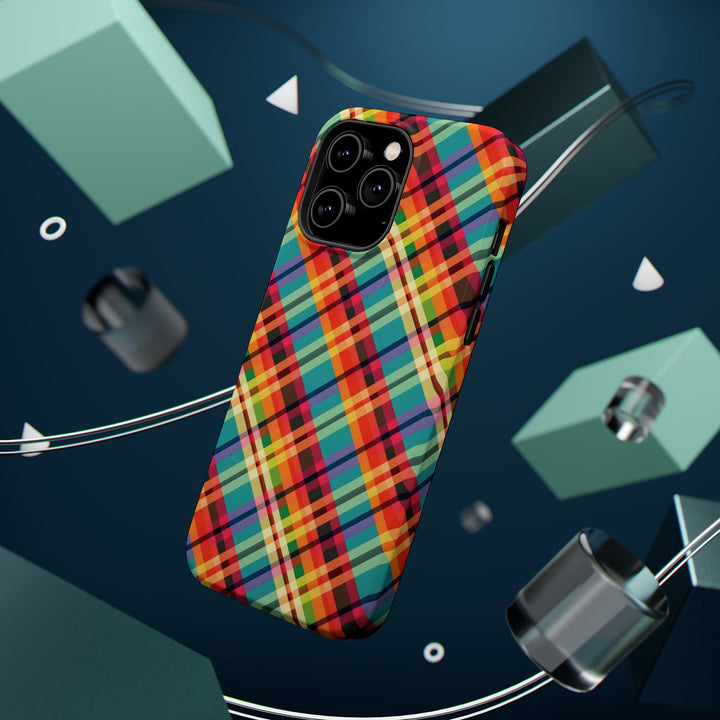 Checkered Plaid Magsafe Gift for Her Cute Phone Case for Iphone, | iPhone 16 | iPhone 15 Pro Max, Iphone 14 Pro Max, 13 12 11 10 9 8 7 - Studio40ParkLane