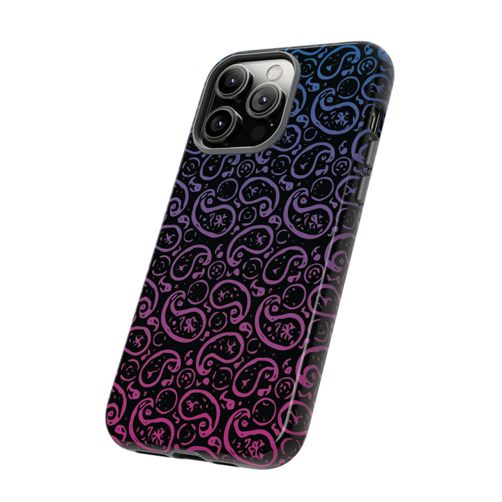 Cute IPhone Case | iPhone 15 Case | iPhone 15 Pro Max Case, Iphone 14 Case, Iphone 14 Pro Max Case IPhone Case for Art Lovers, Paisley Blue Pink - Studio40ParkLane