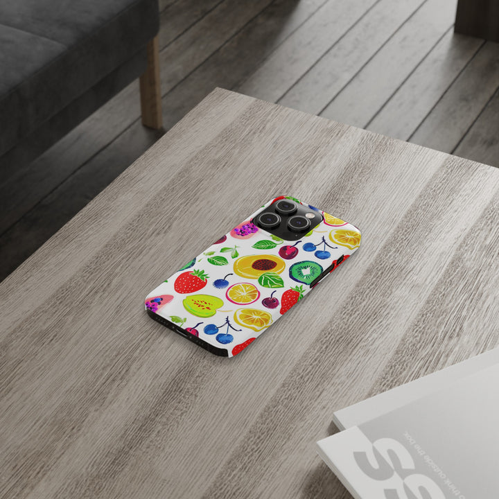 Slim Cute Phone Cases for Iphone | iPhone 15 Case | iPhone 15 Pro Max Case, Iphone 14, Iphone 14 Pro Max, Iphone 13, Summer Fruit Mix - Studio40ParkLane