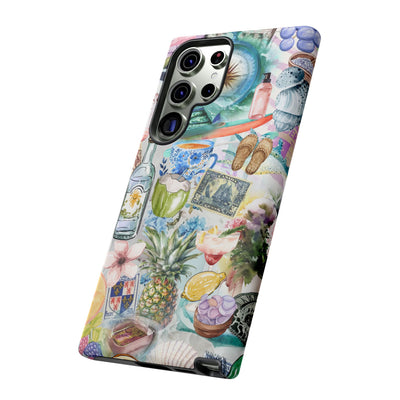 Impact Resistant, Travel Coquette Collage, Cute Phone Cases for Samsung S24, S23, S22, S21, IPhone 15 pro Iphone 14 pro Iphone 13 IPhone 12 Iphone 11