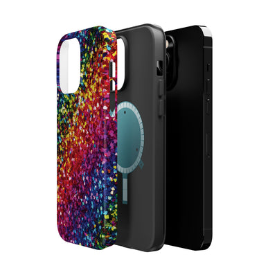 Non Glitter Color Composition Magsafe Cute Phone Case for Iphone Gift for Her,  | iPhone 15 Case | iPhone 15 Pro Max Case, Iphone 14, Iphone 14 Pro Max, Iphone 13, Iphone 16