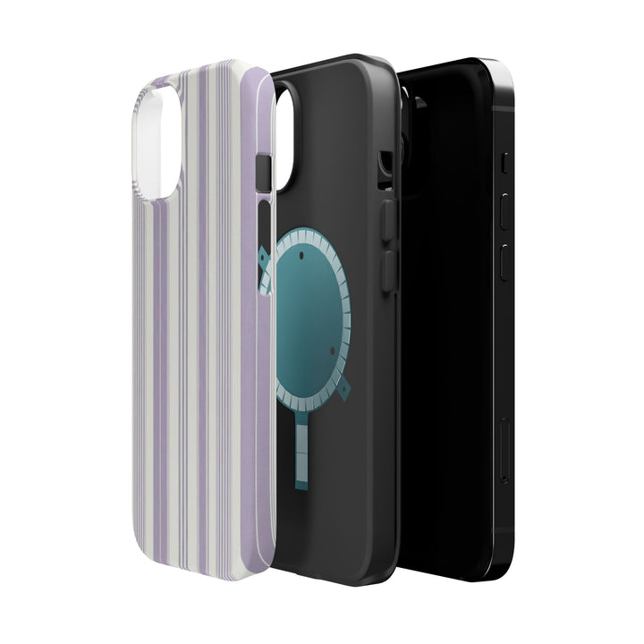 MagSafe Cute Phone Case, Coastal Striped Phone Case for iPhone 17 16 15 14 13 12 Pro Max, Samsung S25 S24 S23 Ultra case