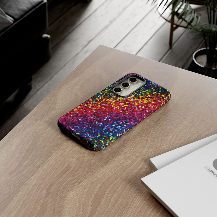 Premium Tough Muted Non - Glitter Color Composition Cute Phone Case, for IPhone 16 pro Max | Iphone 15, Iphone 14, 13, Samsung Galaxy S25, S24 - Studio40ParkLane