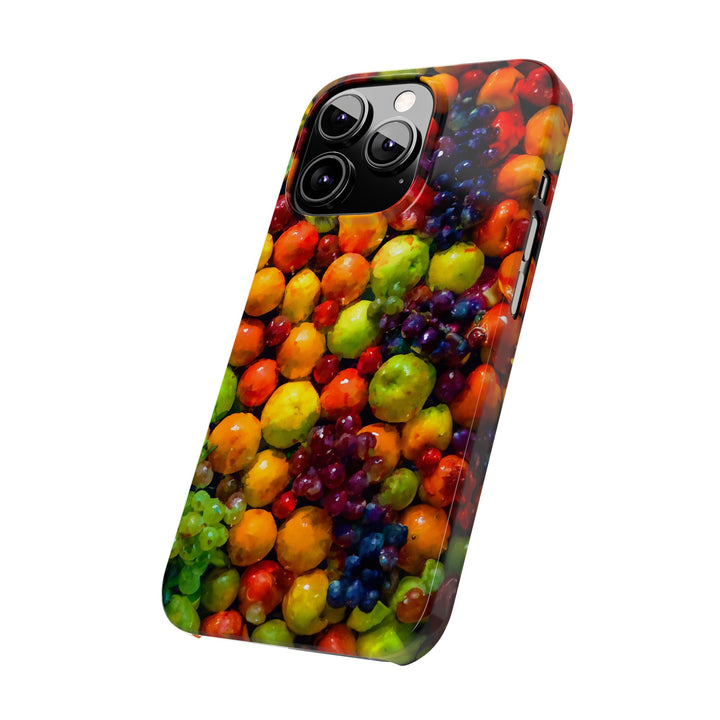 Slim Cute Phone Cases for Iphone | iPhone 15 Case | iPhone 15 Pro Max Case, Iphone 14, Iphone 14 Pro Max, Iphone 13, Summer Assorted Fruits - Studio40ParkLane