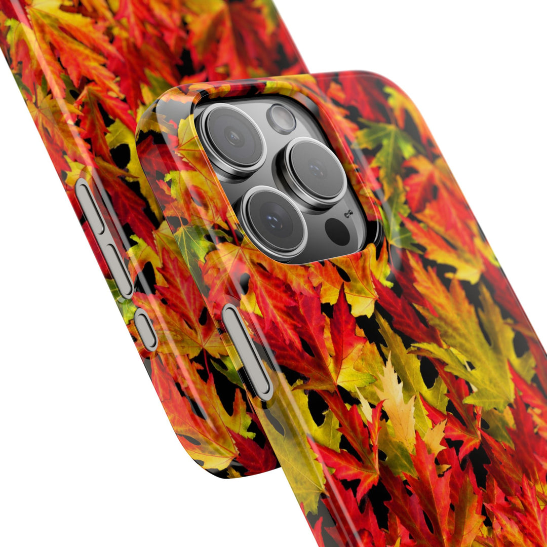 Slim Fall Leaves Slim Cute Phone Cases for Iphone | iPhone 15 Case | iPhone 15 Pro Max Case, Iphone 14, Iphone 14 Pro Max, Iphone 13 - Studio40ParkLane