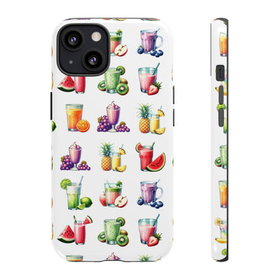 Cute Samsung Case | Cool Iphone Case | Tropical Summer Fruit Cocktail, Samsung S24, S23, S22, S21, IPhone 15 Case | Iphone 14 Case, Iphone 13 Case