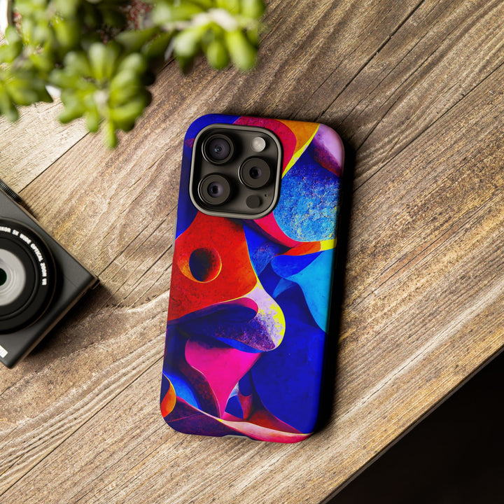 Impact Resistant, Abstract Shapes, Cute Phone Cases for Samsung S24, S23, S22, S21, IPhone 15 pro Iphone 14 pro Iphone 13 IPhone 12 Iphone 11 - Studio40ParkLane