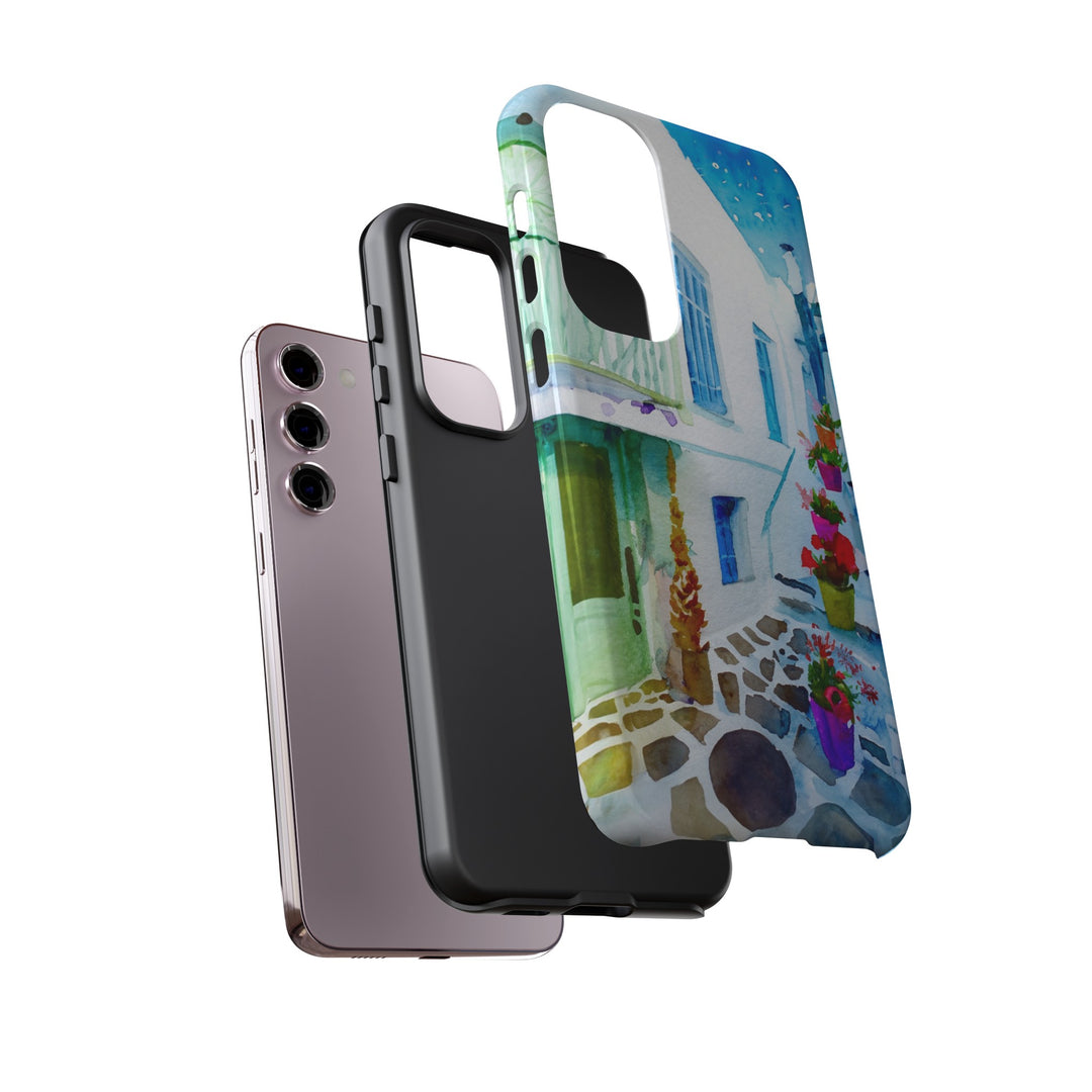 Impact Resistant, Greece House, Cute Phone Cases for Samsung S24, S23, S22, S21, IPhone 15 pro Iphone 14 pro Iphone 13 IPhone 12 Iphone 11 - Studio40ParkLane