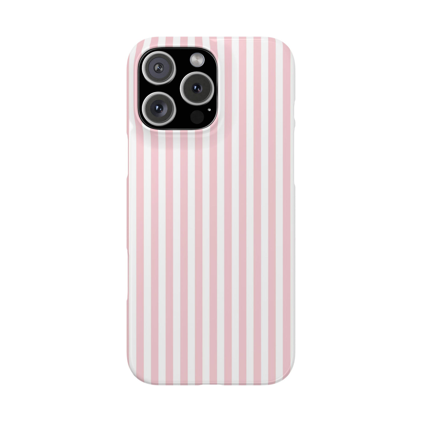Slim Sweet Pink Striped Cute Phone Case for Iphone 16 - | iPhone 15 Pro Max Case | iPhone 14 Case Iphone 13 12 11 10 9 8 7 X XS Gift for Her