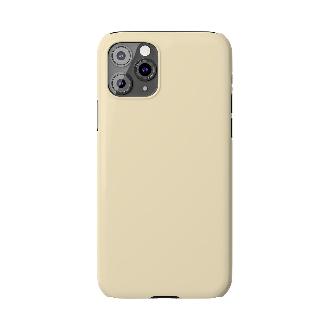 Slim Pale Yellow Gift for Her Aesthetic Cute Phone Case for Iphone 16 - | iPhone 15 Pro Max Case | iPhone 14 Case 13 12 11 10 9 8 7 - Studio40ParkLane