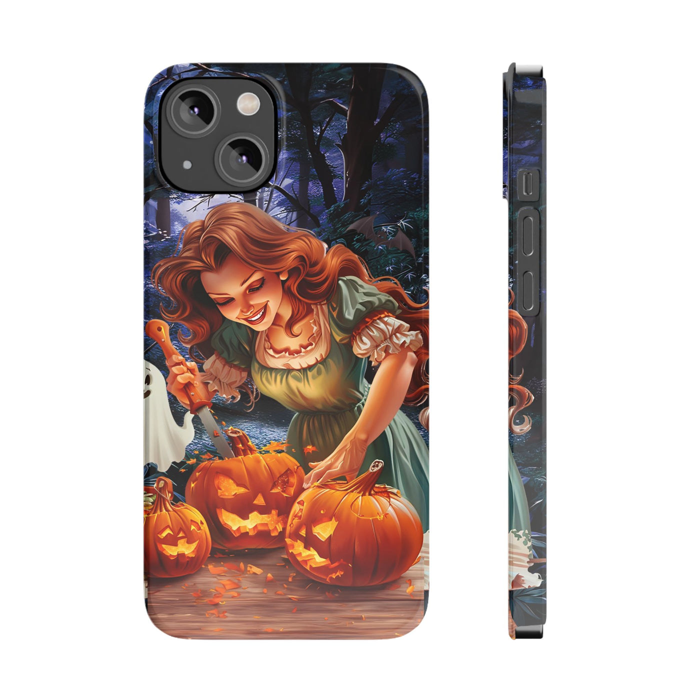 Slim Fall Autumn Pumpkin Fairy Gift for Her Cute Phone Cases for Iphone 16 | iPhone 15 Case | iPhone 15 Pro Max Case, Iphone 14, Iphone 14 Pro Max, Iphone 13, Slim