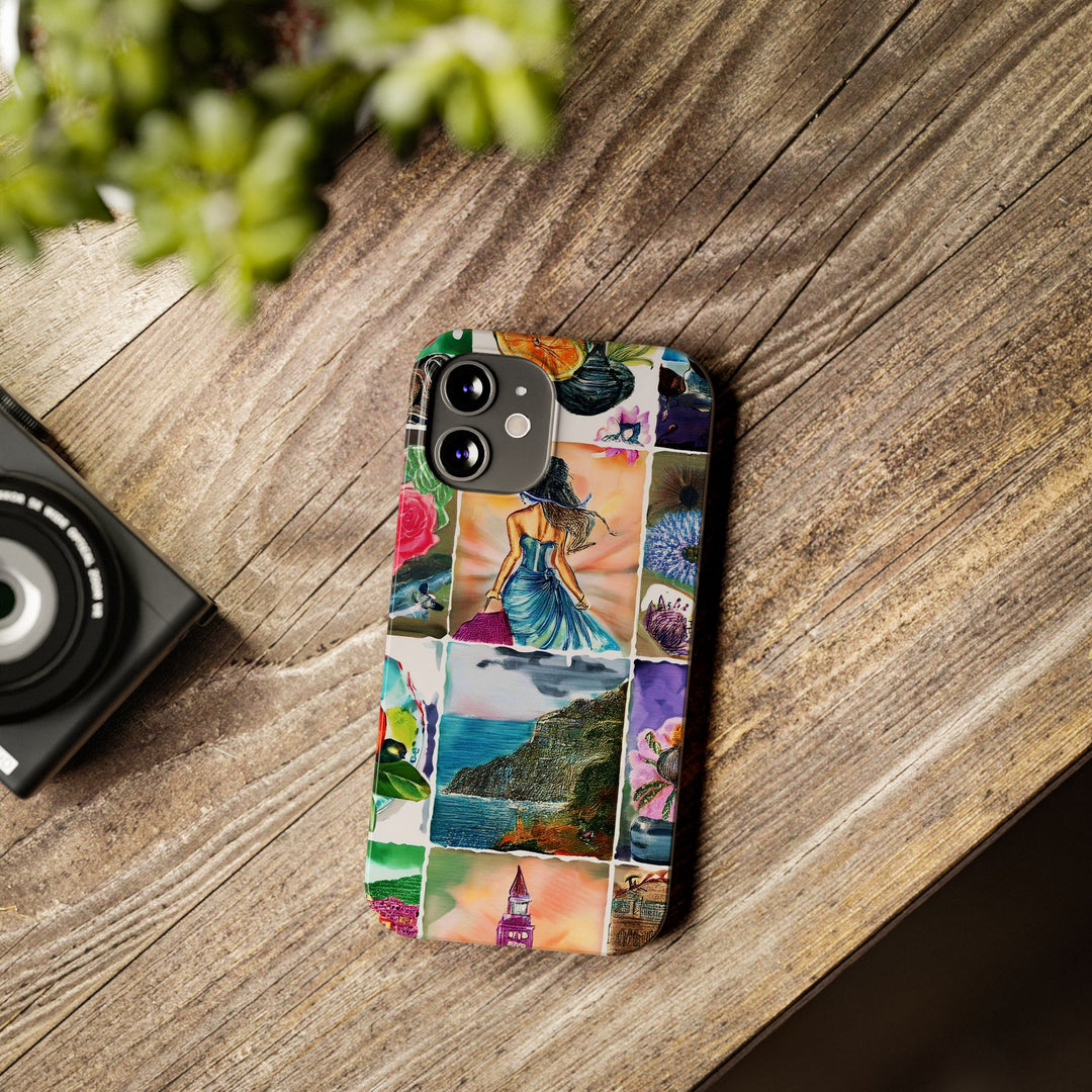 Slim Travel Coquette Collage Slim Cute Phone Cases for Iphone | iPhone 15 Case | iPhone 15 Pro Max Case, Iphone 14, Iphone 14 Pro Max, Iphone 13 - Studio40ParkLane