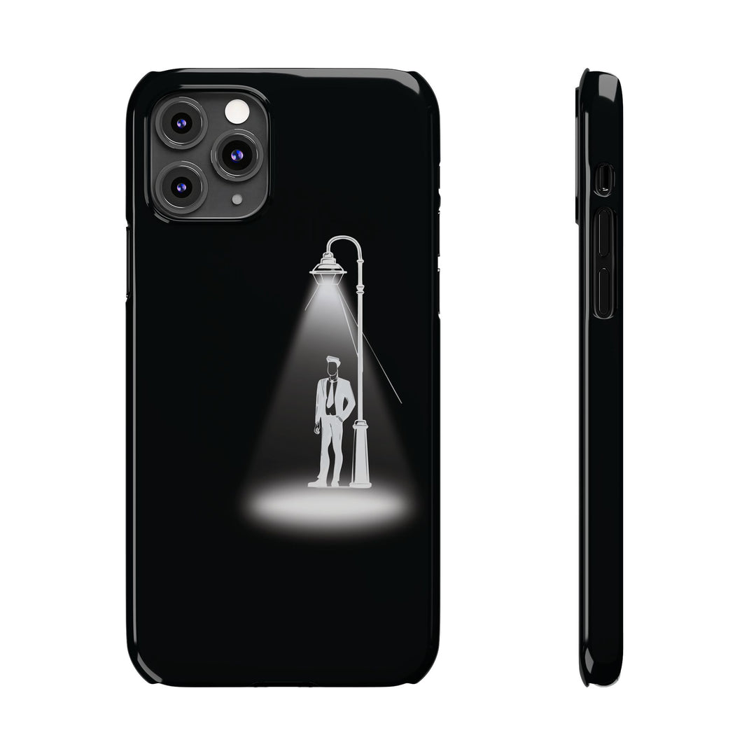 Slim Mystery Man Spotlight Gift for Her Cute Phone Cases for Iphone 16 Pro Max | iPhone 15 Case | iPhone 15 Pro Max Case, Iphone 14, 13, 12, 11, 10, 8, 7 - Studio40ParkLane
