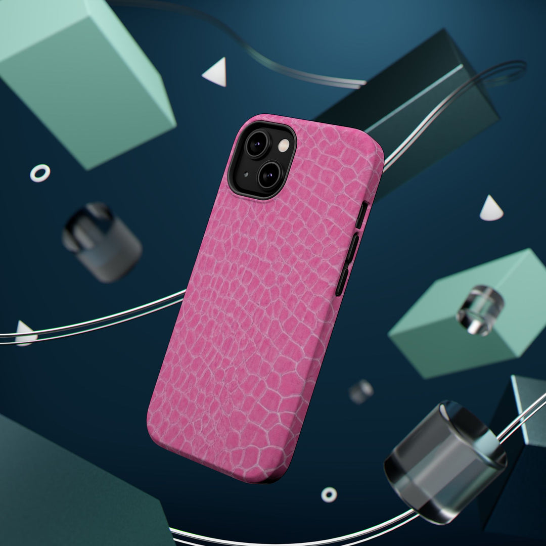 Non Leather Pink Color Pattern Magsafe Cute Phone Case for Iphone Gift for Her, | iPhone 15 Case | iPhone 15 Pro Max Case, Iphone 14, Iphone 14 Pro Max, Iphone 13, Iphone 16 - Studio40ParkLane