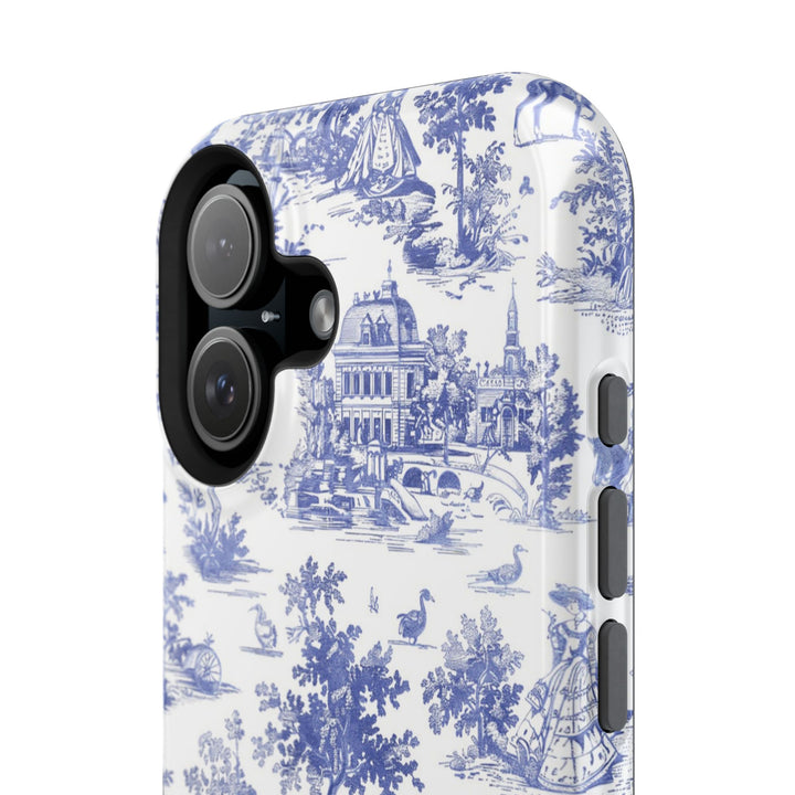 Magsafe French Toile Personalized Initial Custom Gift Cute Phone Cases for Iphone 16 Pro Max | iPhone 15, Pro Max Case, Iphone 14, 13, 12, 11, 10 - Studio40ParkLane