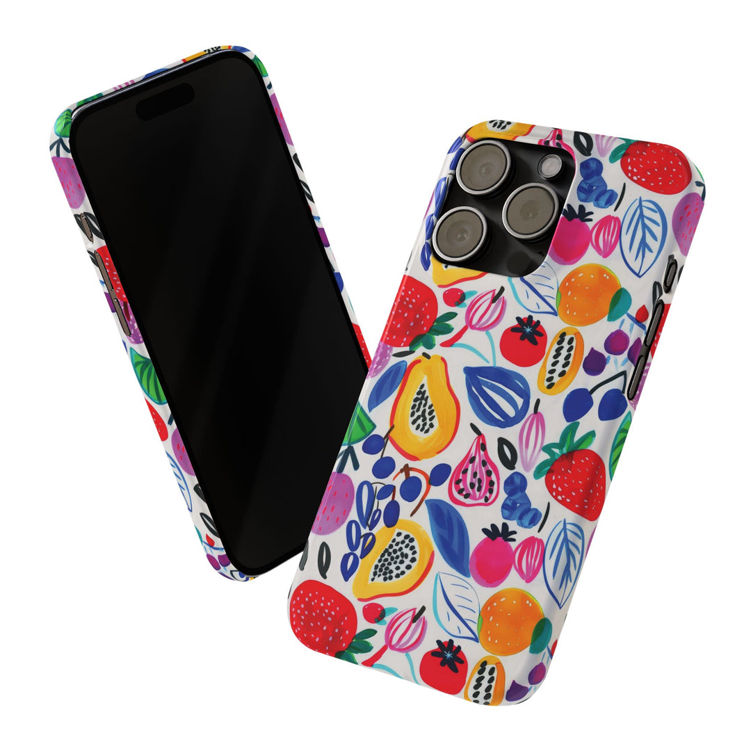 Slim Summer Fruit Cute Phone Case for Iphone 17 | iPhone 16 Case | iPhone 15 Pro Max, Iphone 14, Iphone 14 Pro Max, Iphone 13, Gift for Her