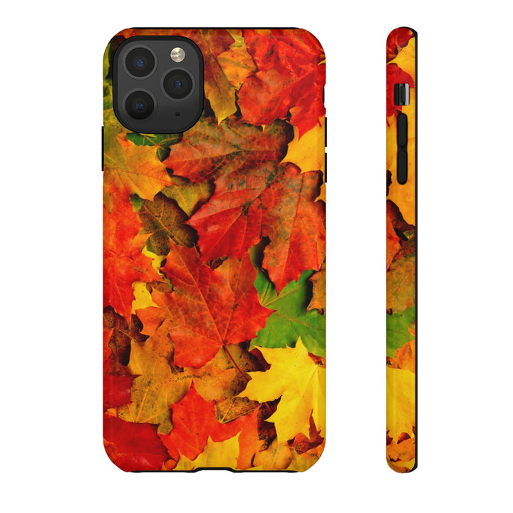 Fall Leaves Impact Resistant, Cute Phone Cases for Samsung S24, S23, S22, S21, IPhone 15 pro Iphone 14 pro Iphone 13 IPhone 12 Iphone 11 - Studio40ParkLane