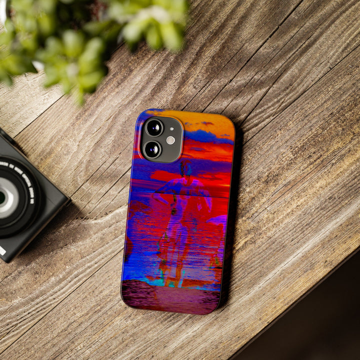 Slim Cute Phone Cases for Iphone | iPhone 15 Case | iPhone 15 Pro Max, Iphone 14 Case, Iphone 14 Pro Max, Iphone 13, Red Blue Sunset - Studio40ParkLane
