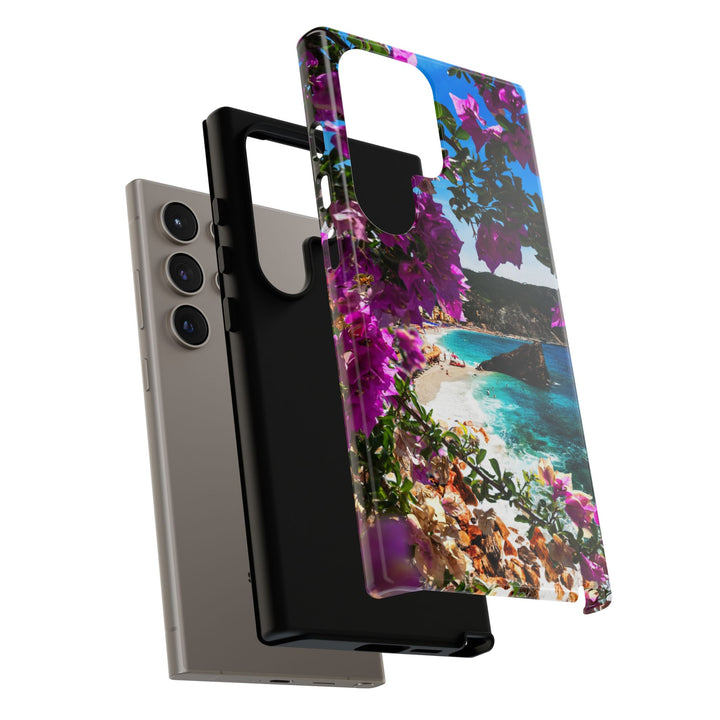 Impact Resistant, Bougainvillea Seaview, Cute Phone Cases for Samsung S24, S23, S22, S21, IPhone 15 pro Iphone 14 pro Iphone 13 IPhone 12 Iphone 11 - Studio40ParkLane