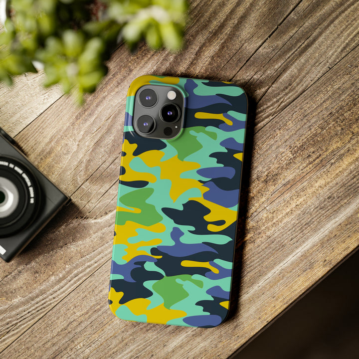 Slim Cute Phone Cases for Iphone - | iPhone 15 Case | iPhone 15 Pro Max Case, Iphone 14 Case, Iphone 14 Pro Max, Iphone 13, Late Spring Camouflage - Studio40ParkLane