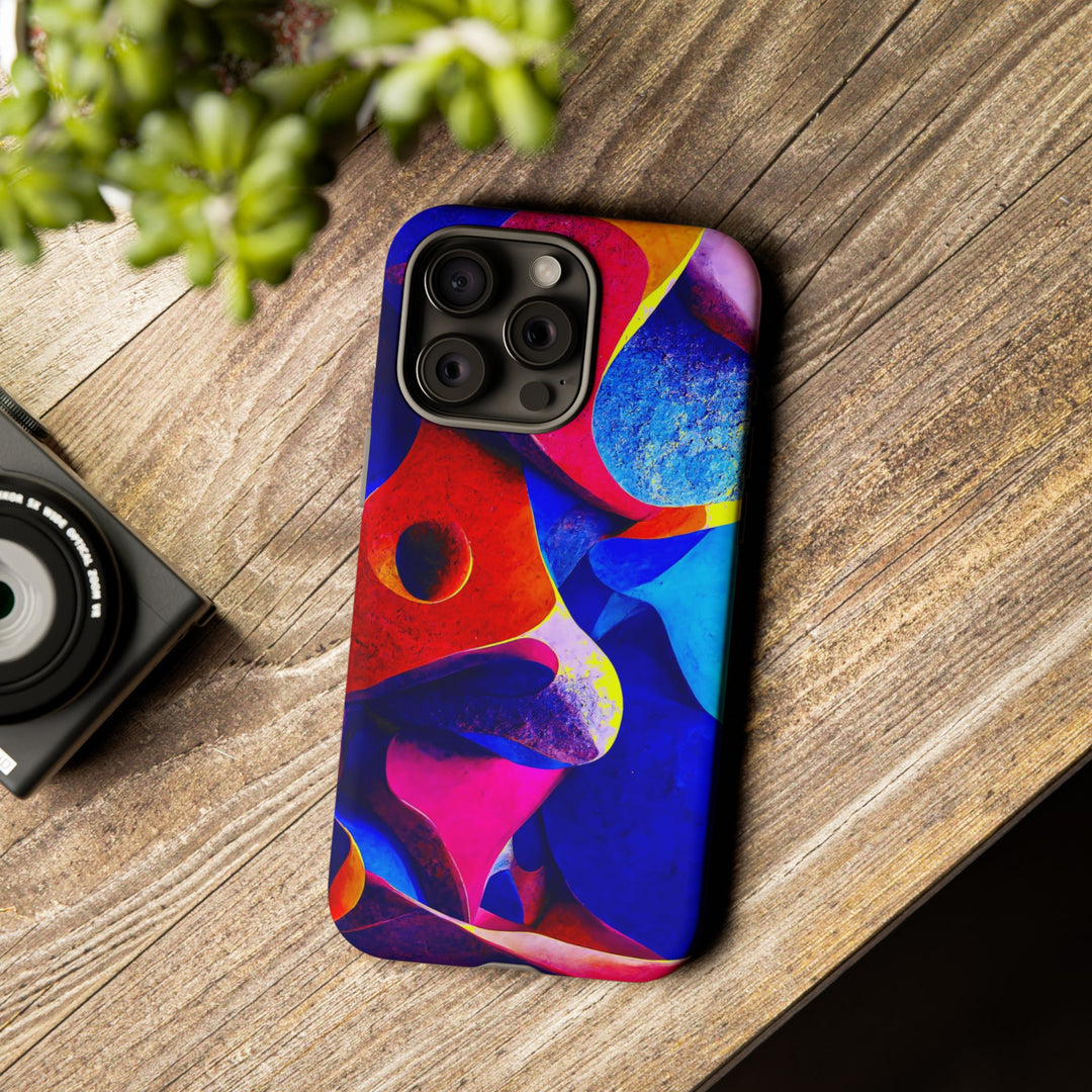 Impact Resistant, Abstract Shapes, Cute Phone Cases for Samsung S24, S23, S22, S21, IPhone 15 pro Iphone 14 pro Iphone 13 IPhone 12 Iphone 11 - Studio40ParkLane