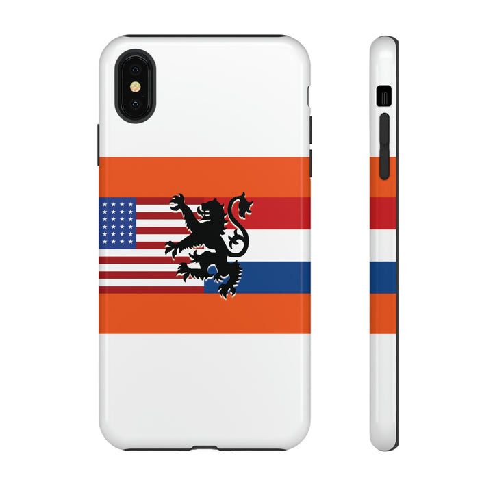 Cute IPhone Case | iPhone 15 Case | iPhone 15 Pro Max Case, Iphone 14 Case, Iphone 14 Pro Max Case IPhone Case for Art Lovers, Dutch US Flag - Studio40ParkLane