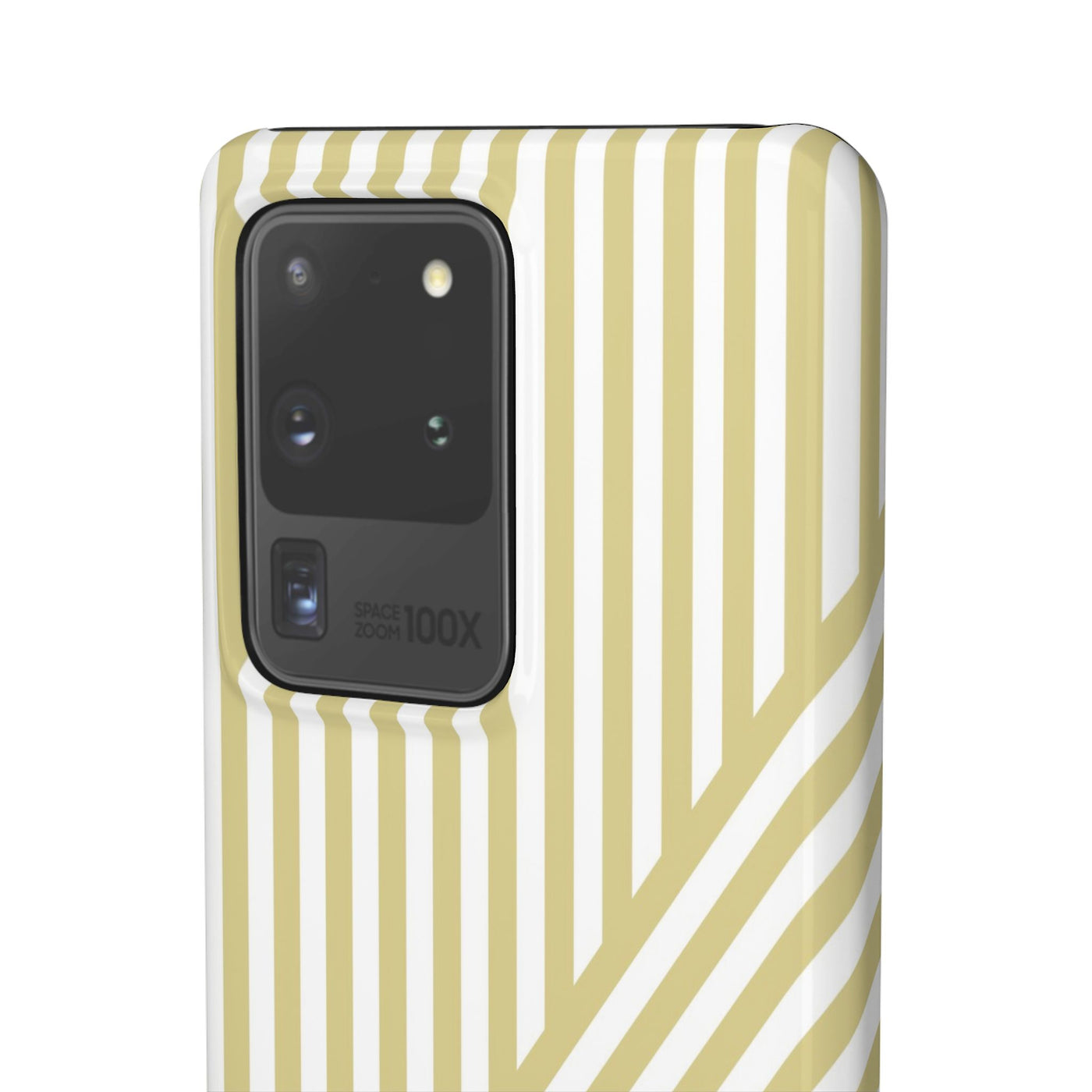 Aesthetic Yellow Beige Stripes Cute Phone Case Sleek Snap - For iPhone 17 Pro Max iPhone 16 Pro iPhone 15 Iphone 14 Plus 13 Pro 12 11 10 Gift
