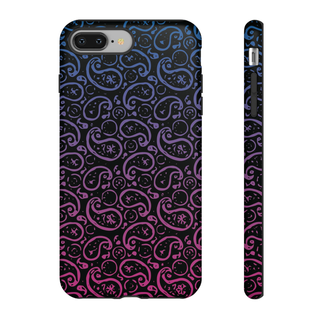 Cute IPhone Case | iPhone 15 Case | iPhone 15 Pro Max Case, Iphone 14 Case, Iphone 14 Pro Max Case IPhone Case for Art Lovers, Paisley Blue Pink - Studio40ParkLane