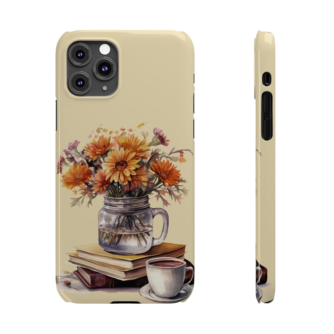 Slim Fall Autumn Leaves Cute Phone Cases for Iphone 16 | iPhone 15 Case | iPhone 15 Pro Max Case, Iphone 14, Iphone 14 Pro Max, Iphone 13, Slim Mom Dad Gift - Studio40ParkLane